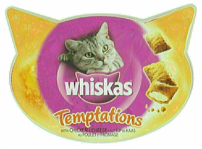 Whiskas Snack Temptations Kip / Kaas