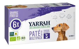 Yarrah Dog Alu Pate Multipack Huhn/Türkei