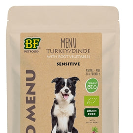 Bf Petfood Bio-Hundefutter Truthahn-Menü-Beutel