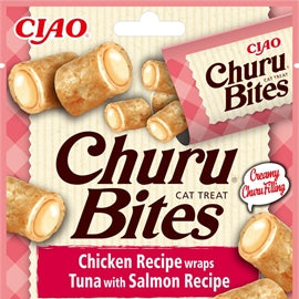 Inaba Churu Bites Katze Huhn Rezept Wickelt Thunfisch Mit Lachs Rezept